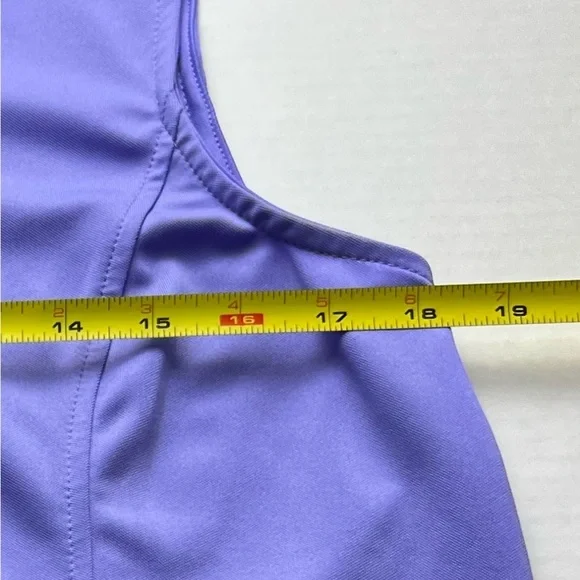 Monterey Club Womens Sleeveless Polo Shirt Purple Dry Swing Moisture Wicking L - Picture 8 of 13